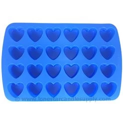 Heart Silicone Mold - 24 Cavity