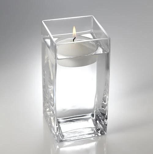 Eastland Square Floating Candle Holder 8" Set Of 6 2 Eastland Square Floating Candle Holder 8" Set Of 6 - Image 2