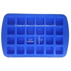 Square Silicone Mold - 24 Cavity -Unique Candle square mold measurements 10364.1695915383