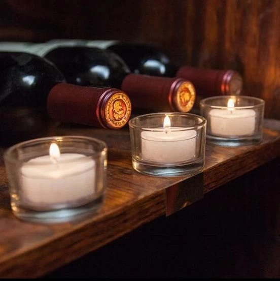 Richland Clear Cup Tealight Candles White Unscented Set Of 50 2 Richland Clear Cup Tealight Candles White Unscented Set Of 50 - Image 2